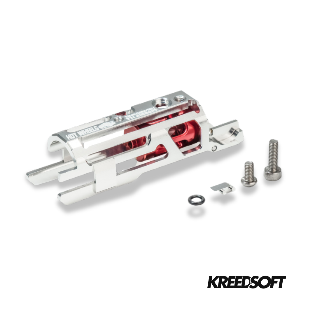 TTI Hi-Capa Zero Friction CNC Lightweight Blowback Housing – Silver | Hot Wheels Series