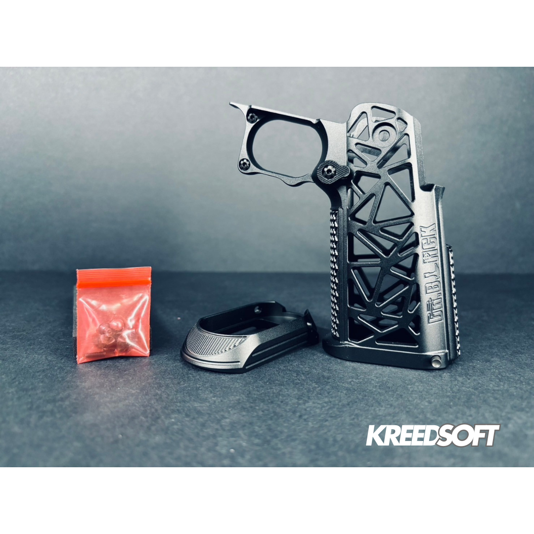 Dr. Black CNC Aluminum Type A Grip for Tokyo Marui Hi-Capa GBB