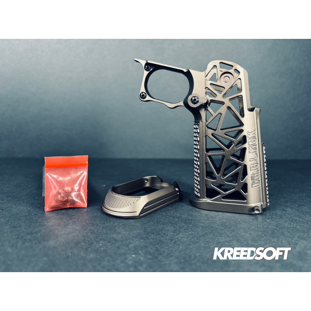 Dr. Black CNC Aluminum Type A Grip for Tokyo Marui Hi-Capa GBB