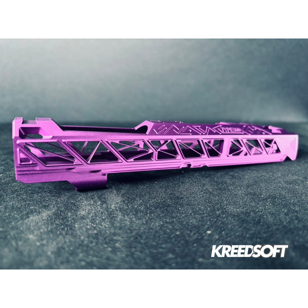 Dr. Black “Type 800” 5.1 Aluminum Hi-Capa Slide – Ultra-Light 47 g | CNC Precision | Purple