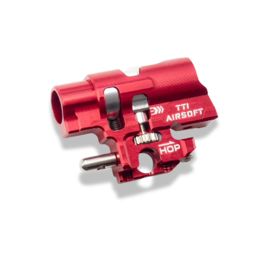 TTI Infinity CNC One-Piece Hop-Up Chamber for Hi-Capa GBB (TM Compatible) | Red