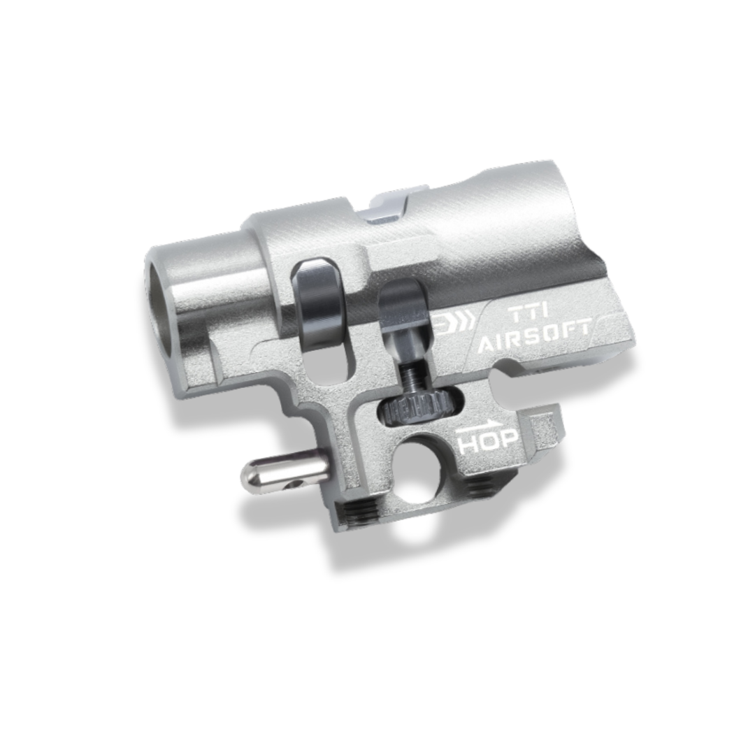 TTI Infinity CNC Aluminum One-Piece Hop-Up Chamber – Silver | Hi-Capa GBB