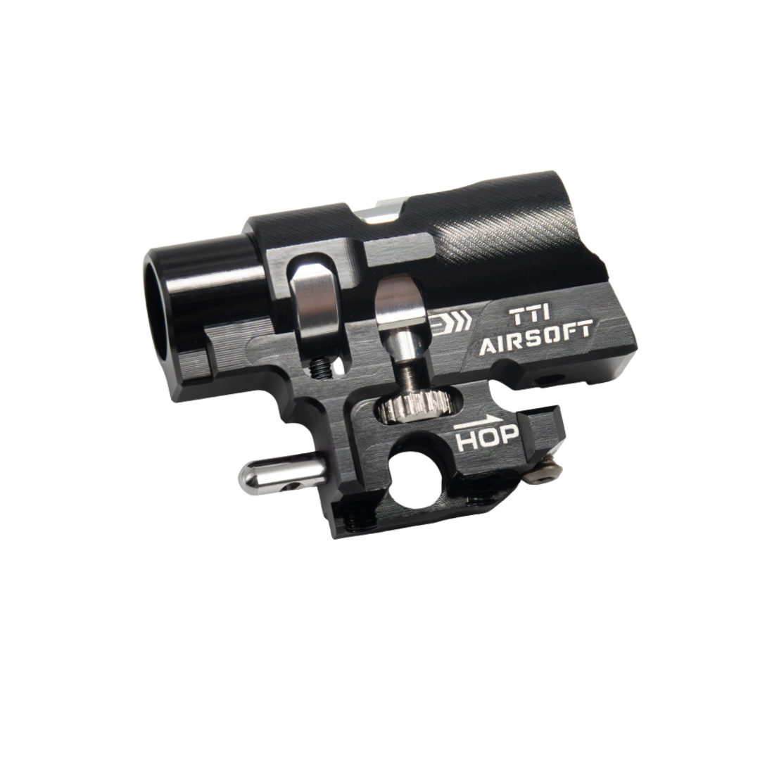 TTI Infinity CNC Aluminum One-Piece Hop-Up Chamber – Black | Hi-Capa GBB