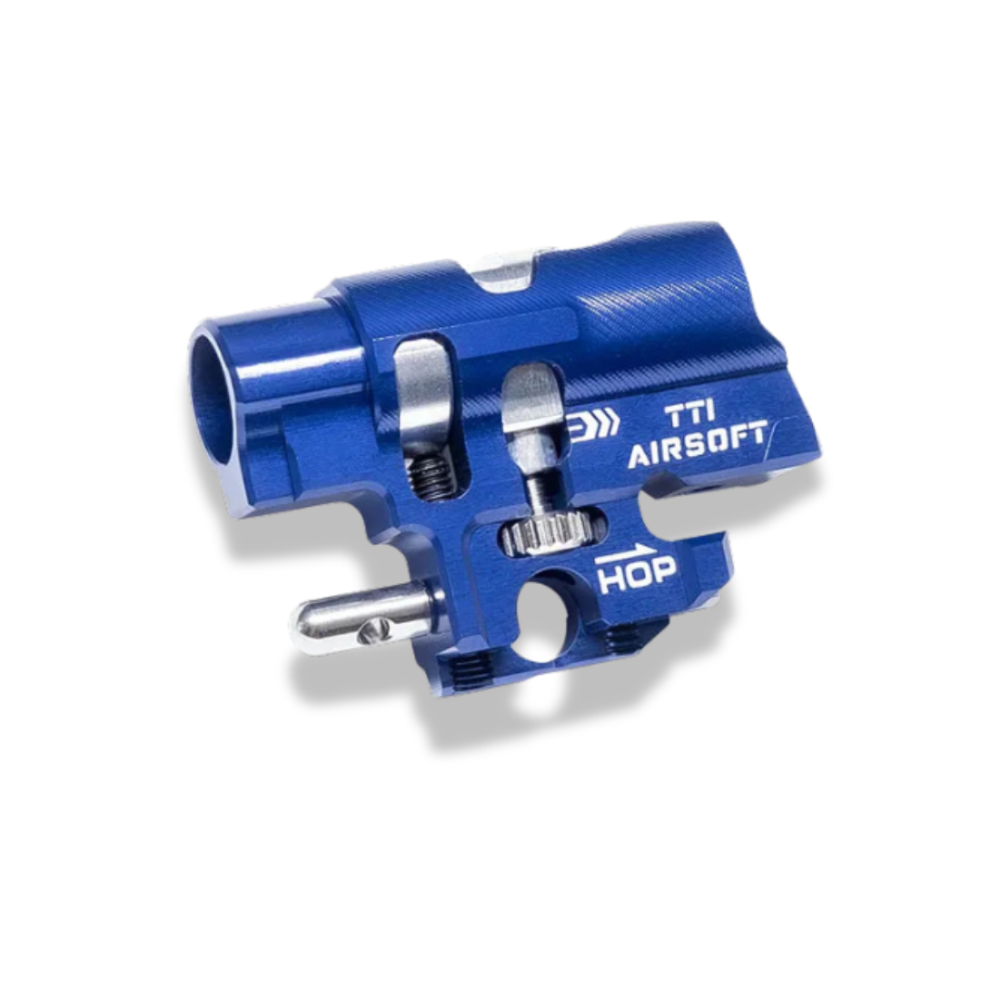 TTI Infinity CNC Aluminum One-Piece Hop-Up Chamber – Blue | Hi-Capa GBB