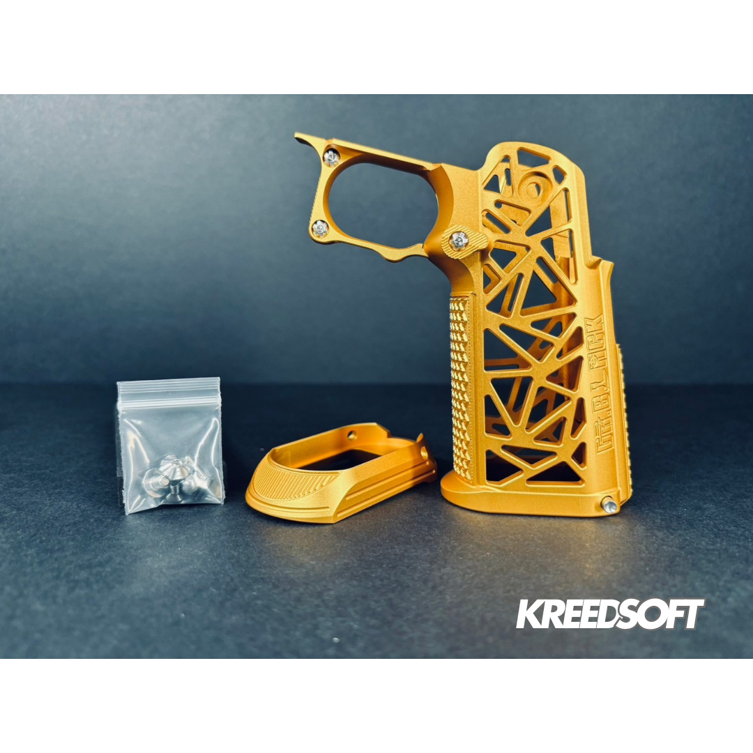 Dr. Black CNC Aluminum Type A Grip for Tokyo Marui Hi-Capa GBB