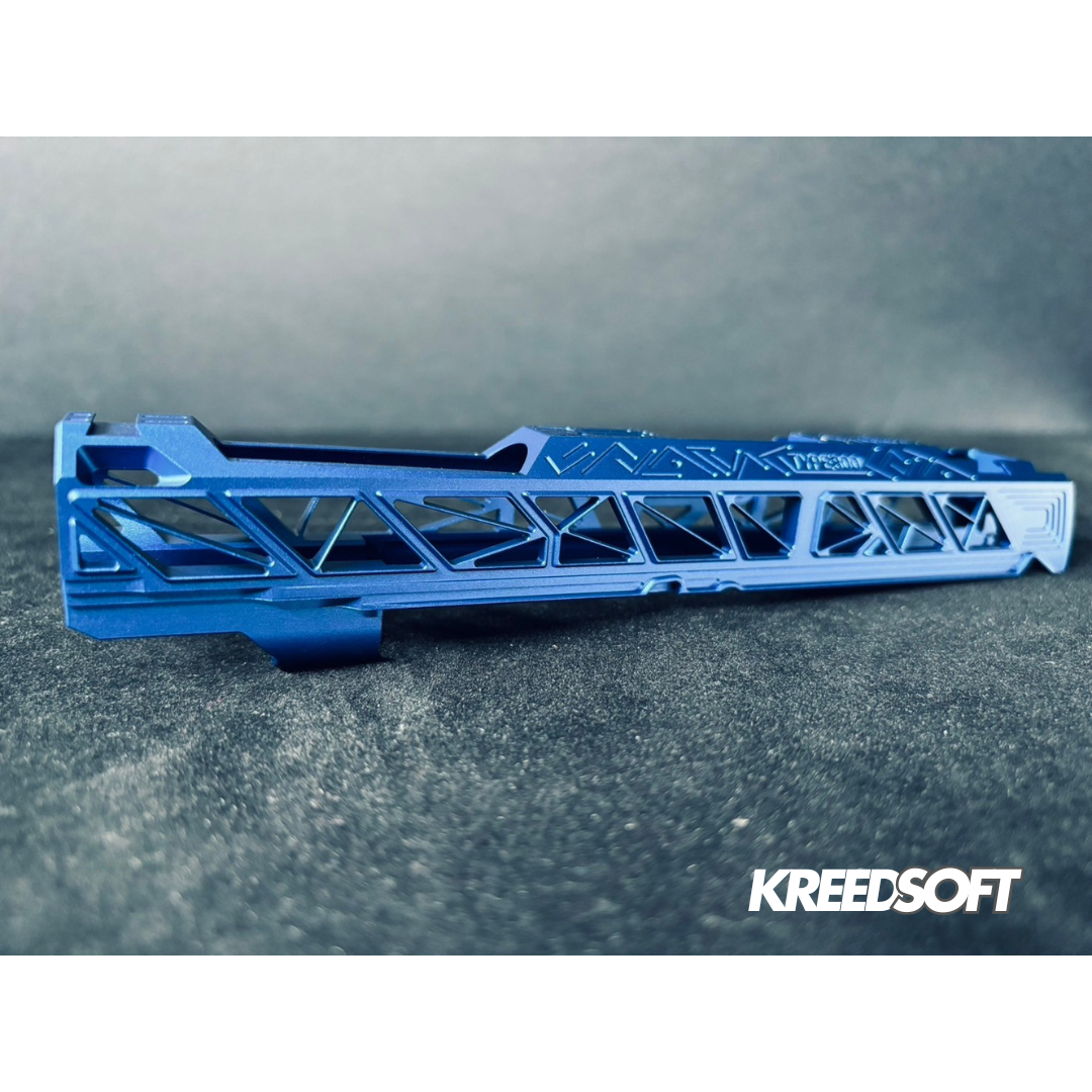 Dr. Black “Type 800” 5.1 Aluminum Hi-Capa Slide – Ultra-Light 47 g | CNC Precision | Blue